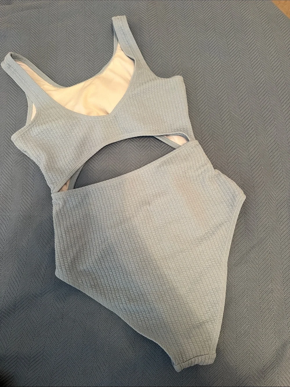 Amazon Teen One-Piece Swimsuit in Light Blue